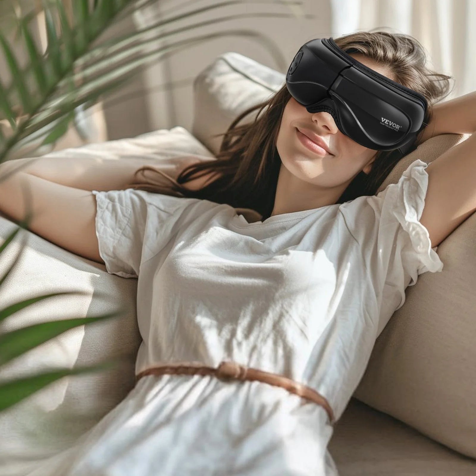 VEVOR Eye Massager with Heat & Remote Eye Care Device 5 Modes 🎶 - Primepicks